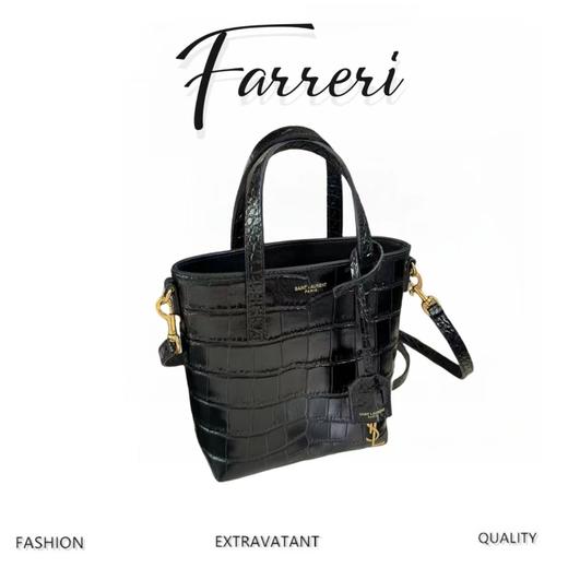  圣*兰 迷你托特购物包 黑色 商品图0