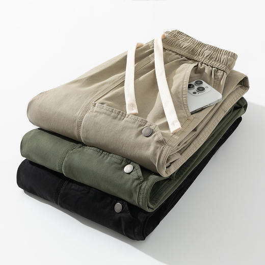 【新款DYF】大依优型大码直筒休闲裤工装裤阔腿加肥加大男装舒适胖子肥佬百搭运动裤长裤 商品图1