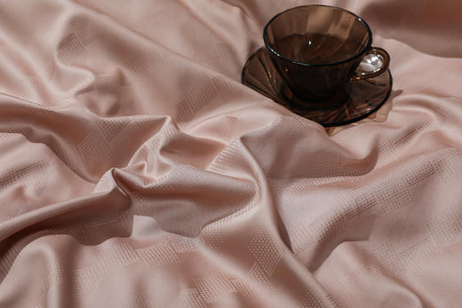 60S长绒棉全棉四件套纯色大提花 律-黎莎粉 商品图7