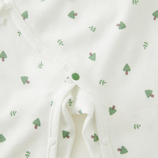 怡比绿绿小树长袖系带哈衣HY24AUN021白绿色调（52#-66#） 商品图8