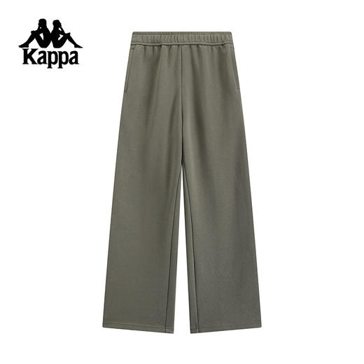 Kappa卡帕背靠背秋季新款复古运动长裤针织休闲裤子宽松直筒裤男K0E72AK61 商品图0