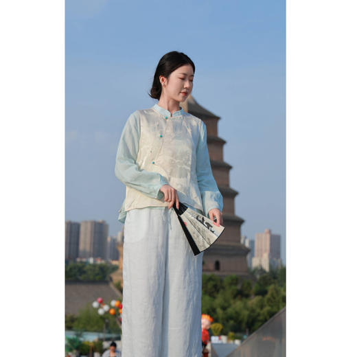 【抖音专属 】阔腿裤（24709508-浅云） 商品图1