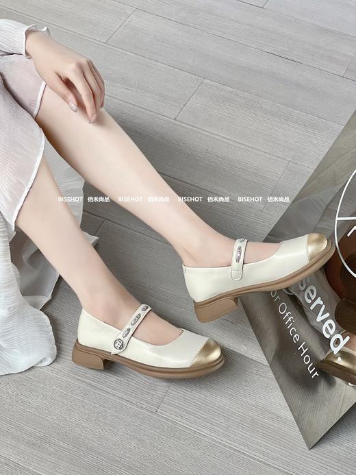 新品拼接舒适软底软面玛丽珍女鞋919B43501（W） 商品图7
