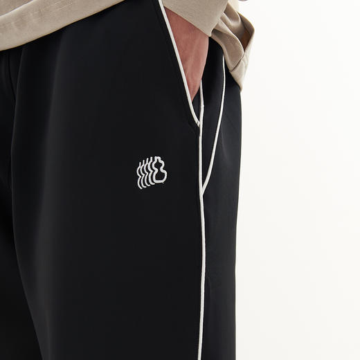 吃茶去chichaqu2024宽松复古宽松运动长裤撞色训练城市街头百搭 商品图4