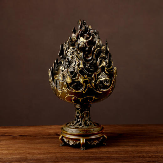 吉祥古法香炉 描金仿汉博山炉 商品图2