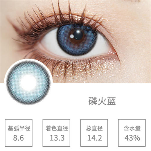 Darrens 磷火蓝日抛(10片装） 商品图1