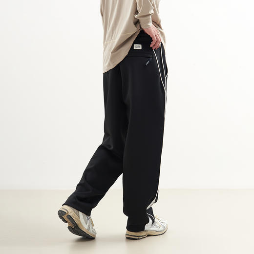 吃茶去chichaqu2024宽松复古宽松运动长裤撞色训练城市街头百搭 商品图3