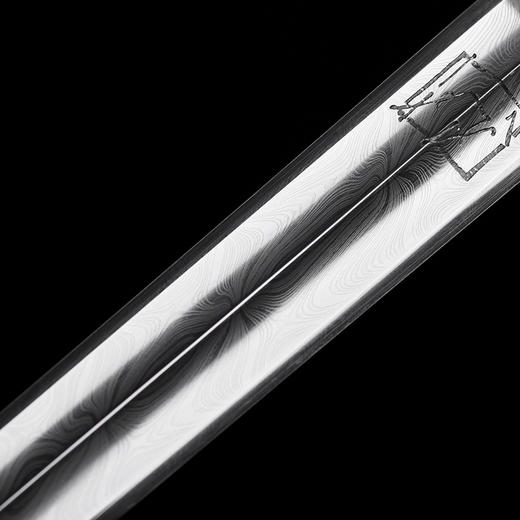 迷你小龙泉 黑檀银花丝 沈州作品 短剑 小短剑  龙泉沈广隆手工传统收藏宝剑 未开刃 商品图5