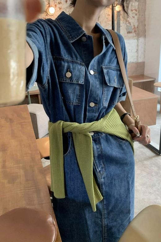 WHO KNOWS 水洗牛仔口袋饰连衣裙 16806 商品图2