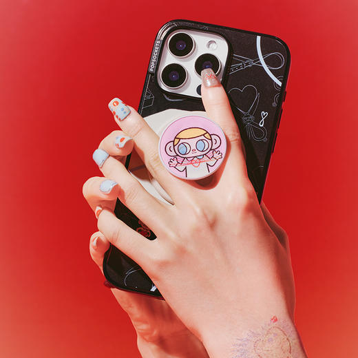 限时折上折【爱与眼泪是罗曼蒂克】翻花绳 POPGRIP泡泡骚 Other其他系列 粉色 卡通 商品图1