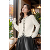 9/10奢姿大码女装2024秋冬减龄木耳花边简约针织衫胖妹妹时尚百搭上衣9844634074 商品缩略图0