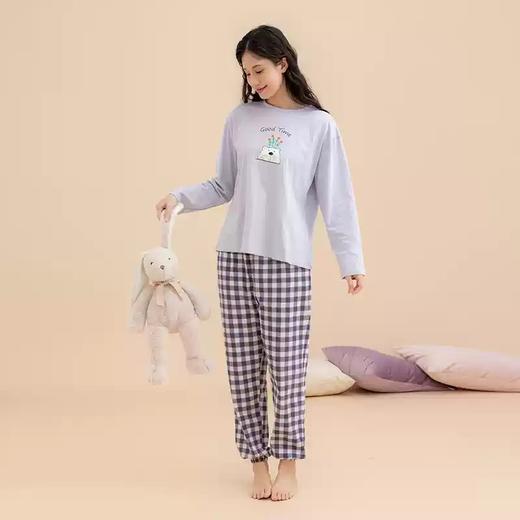 康妮雅女式长袖长裤套头套装 商品图1