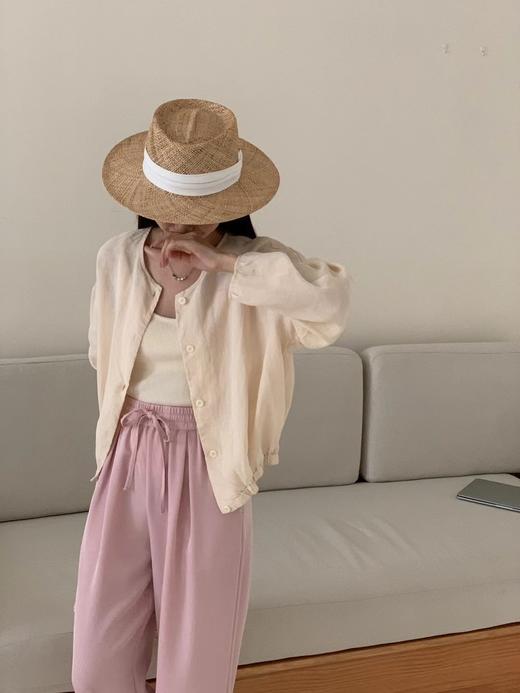 老米优品🎈5天。春的笔触。篙品质  韩国1：1 定制 ❤ 《100%苎麻 短外套》  刻在基因里的松弛！内里来去缝工艺。WT240905A 商品图2