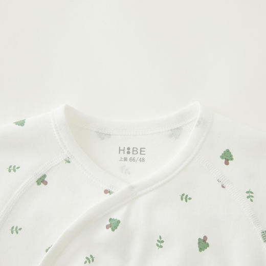 怡比绿绿小树长袖系带哈衣HY24AUN021白绿色调（52#-66#） 商品图6