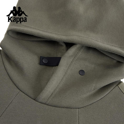 Kappa卡帕背靠背连帽运动卫衣秋季新款针织套头衫宽松长袖上衣男K0E72MT61 商品图2