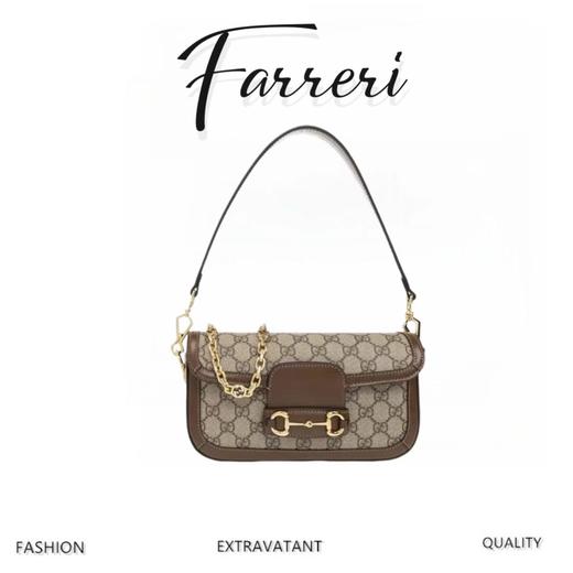 G家23 新款 GG  系列横版迷你手袋 棕色 商品图0