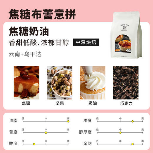 焦糖布蕾意式拼配咖啡豆 低酸高甜 性价比高 商品图1
