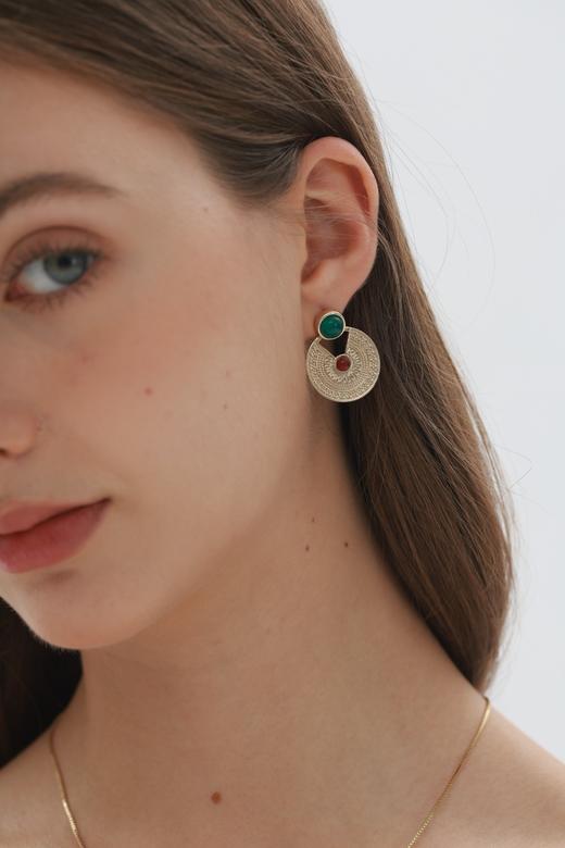 SOL DE VERANO 玛瑙耳环 商品图1