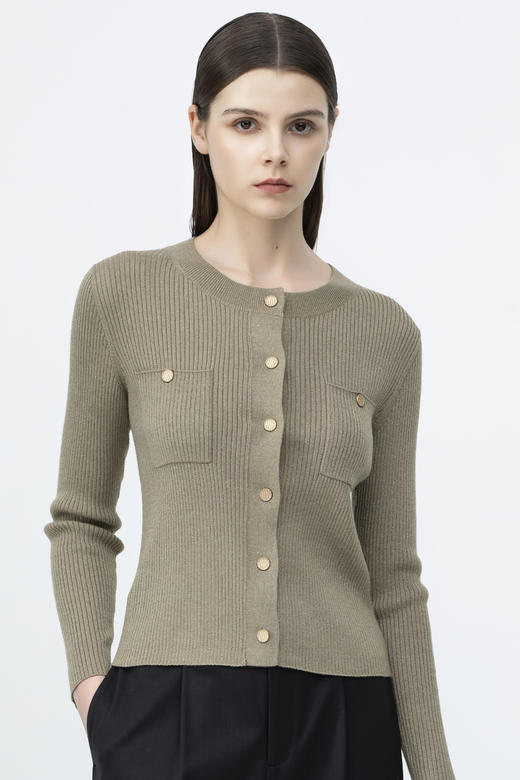 CARA BLUE 经典针织开衫 商品图0