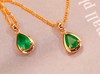 18k金祖母绿吊坠1卡拉 商品缩略图3