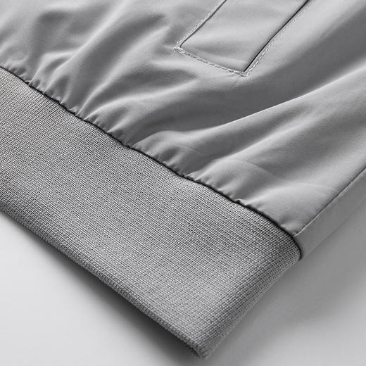 半身缘男装 秋季棒球领宽松简约百搭棒球服夹克2406 商品图5