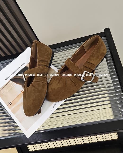 新品磨砂牛皮软底软面气质满满女单鞋T20B43523（W） 商品图4