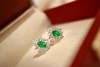 18K祖母绿耳钉0.7ct 商品缩略图3