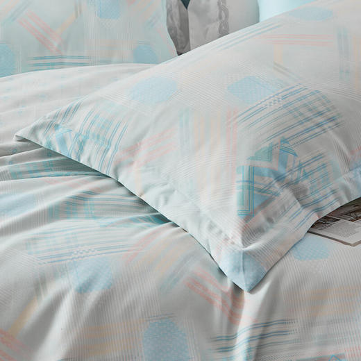 富安娜  磨毛四件套-清韵格调 商品图1