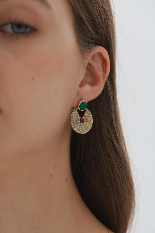 SOL DE VERANO 玛瑙耳环 商品图0