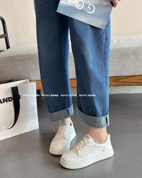 新品平底百搭柔软舒适平底小白鞋813B43525（W）