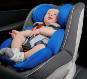 qborn儿童安全座椅0-4岁婴儿宝宝汽车用车载可坐躺360度旋转isize