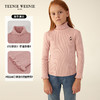 TeenieWeenie Kids小熊童装秋冬款女童高领花边纯色打底衫毛衣TKKW24OT51R 商品缩略图2