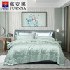 富安娜  莱赛尔印花抑菌夏被-半岛·宝石绿 商品缩略图0