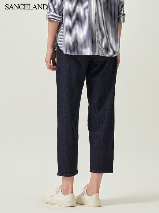 SANCELAND三石一澜棉牛仔裤 商品图4