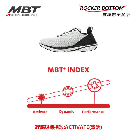 MBT足健康鞋男厚底足弓支撑跑步鞋 缓解足跟压力 透气轻量GADI 商品图5