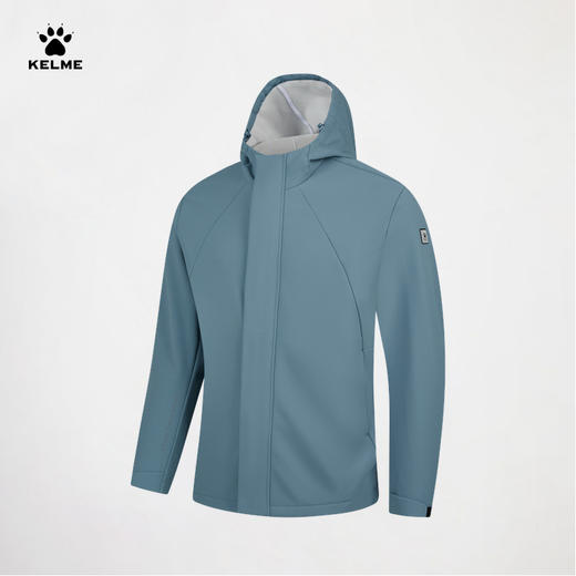 卡尔美KELME旷野之幕系列新款男士加绒梭织外套（连帽） 商品图2