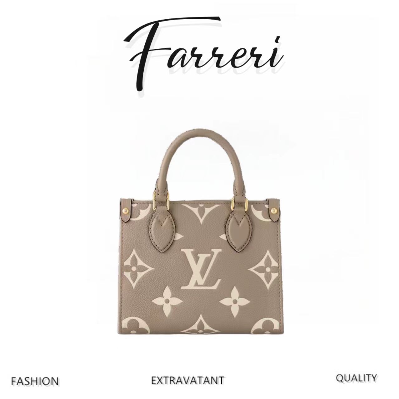 驴家M45779  onthego 大象灰 托特包 可斜挎