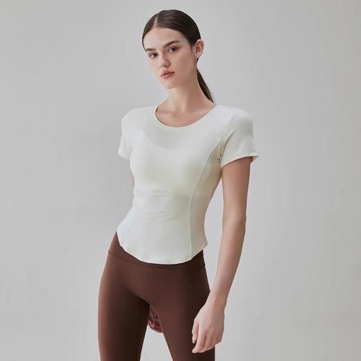 跃牌【周游世界系列】瑜伽服修身显瘦长袖运动上衣女跑步训练健身衣 TP0627 商品图3