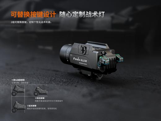 菲尼克斯GL23R精准绿激光战术灯1200流明强光下挂手电筒轻便高亮可充电快拆战术灯 商品图4