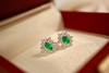 18K祖母绿耳钉0.7ct 商品缩略图0