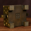 吉祥古法香炉 嵌金带座戟耳方熏炉 商品缩略图9