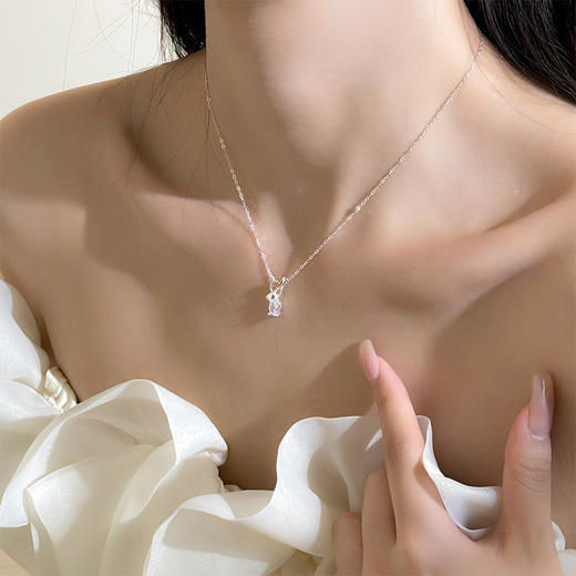 【方糖】S925银OT扣项链【JHY-N001705Y】 商品图2