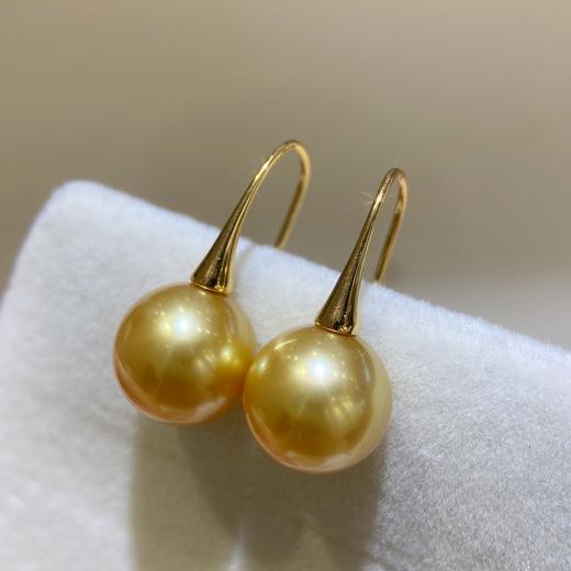 10-11mm简约菲律宾金珠耳环 商品图3