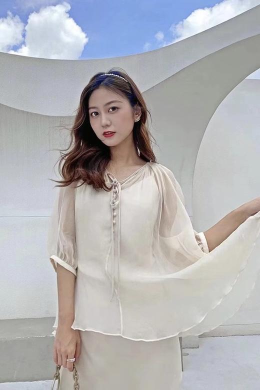 L.Fleuri 米白度假风飘逸连衣裙套装 16863 商品图2