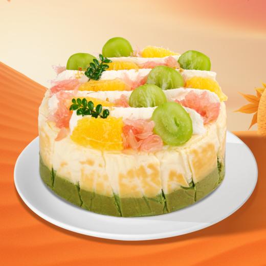 【4英寸】金柚抹茶巴斯克 · 0脂蜂蜜（提醒：这款是软流巴斯克，切开会有融开感，非质量问题） 商品图0