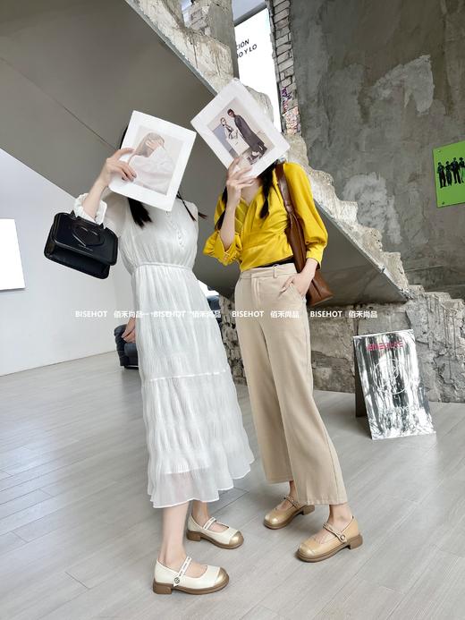 新品拼接舒适软底软面玛丽珍女鞋919B43501（W） 商品图3