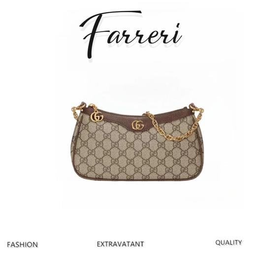 G家Gucc* 系列小号手袋 老花（配斜挎肩带）(BB) 商品图0