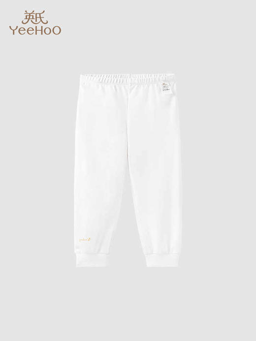 英氏儿童保暖内衣四季男宝女宝长裤纯棉打底裤子YLCAJ0Q002A 商品图0