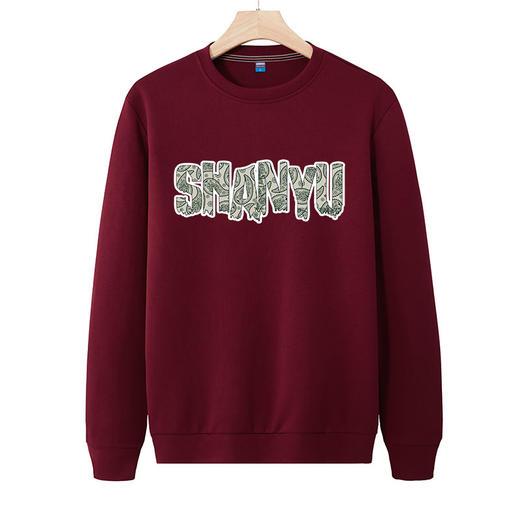 【新款DSK】大依优型大码印花长袖卫衣加肥加大肥佬休闲宽松透气上衣打底男士胖子 商品图4