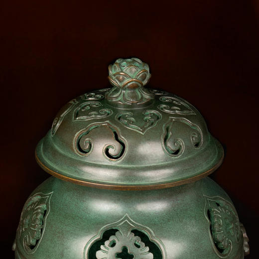 吉祥古法香炉 大号带座帝王熏炉 商品图1